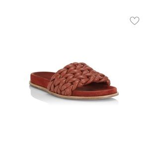 Chloe leather braided sandals